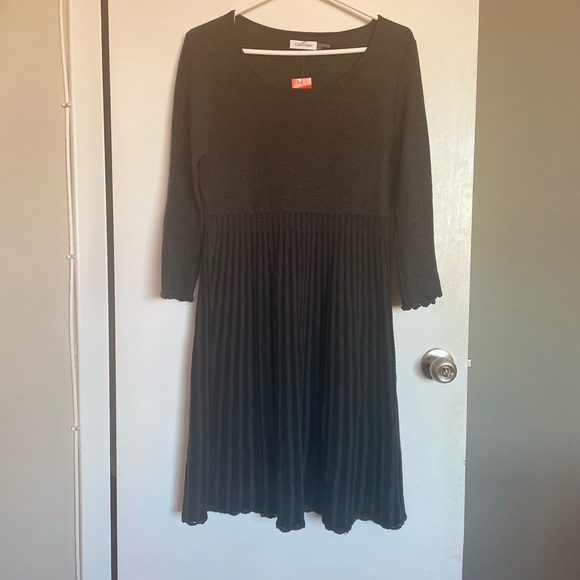 Calvin Klein A-Line Sweater Dress - Size M - Picture 2 of 14